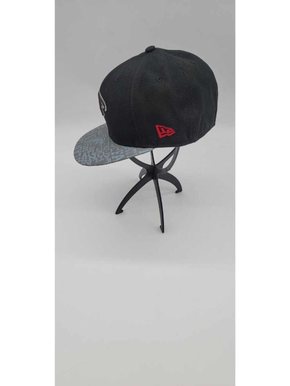 NEW ERA ATLANTA FALCONS unisex 7 1/2 Black L3 HAT CAP 59Fifty NFL sports - Picture 2 of 7
